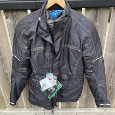 Motorcycle Jacket Frank Thomas Men's Aqua Shadow Biker Size Small  -NEW