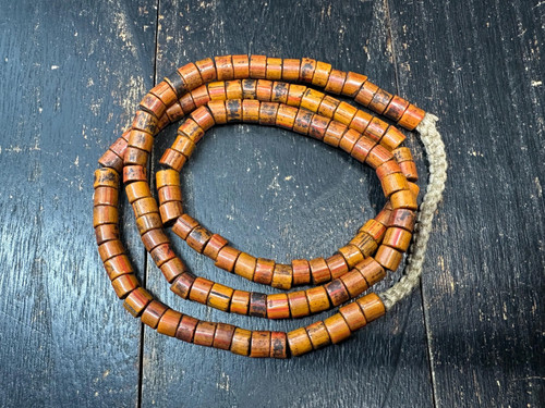 Vintage glass beads strand - vintage,