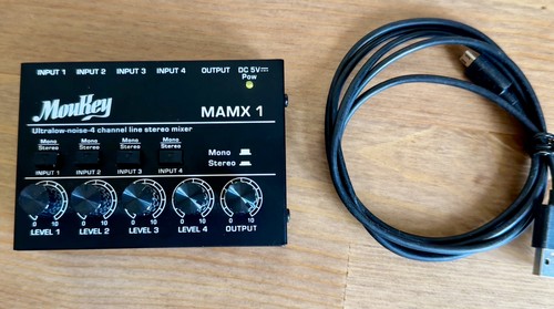 Moukey mamx1 audio mixer - moukey,