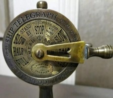 Beautiful Antique Brass Ship Engine Room Telegraph Marine Working Nautical 7"