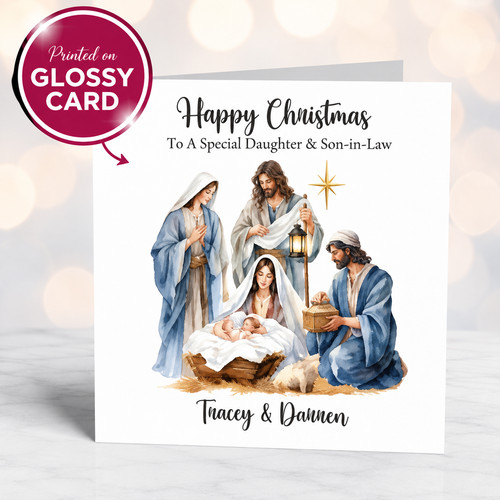 Personalised christmas card - personalised,