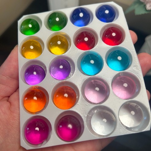 Glass marbles transparent - glass,
