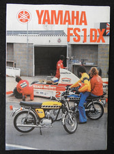 1976 YAMAHA FS1 DX 50cc DIRT STREET BIKE MOTORCYCLE SALES BROCHURE RARE