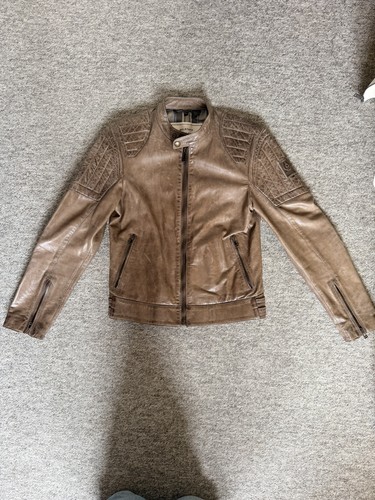 Belstaff leather jacket - belstaff,