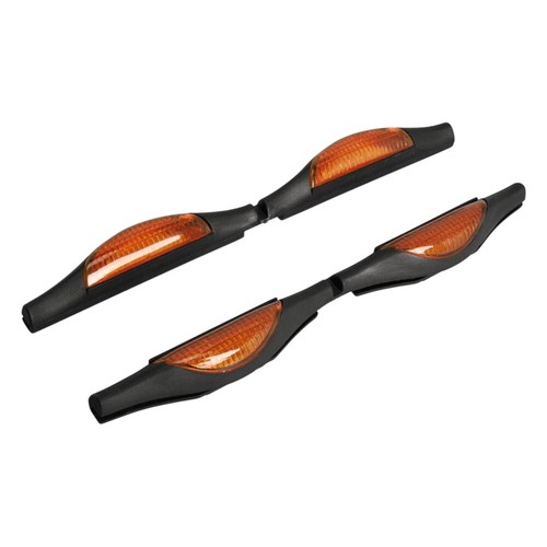 Orange car door protectors - orange,
