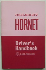 Wolseley Hornet Mark II & III Original Handbook 1967 AKD 3888 C