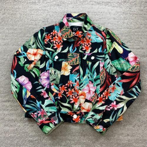 Zara trf denim floral - zara,