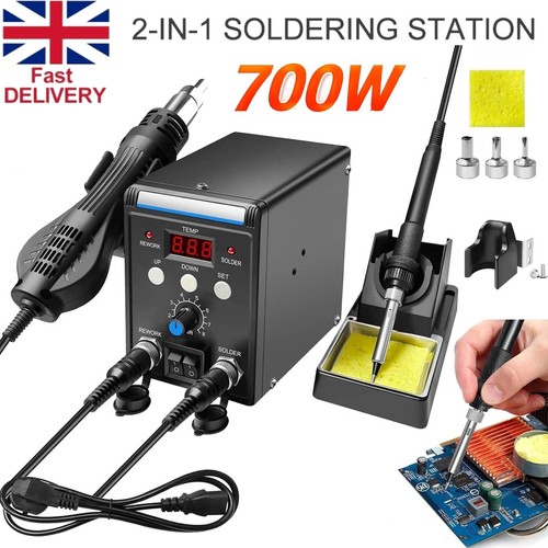 Soldering iron station hot - soldering, air
