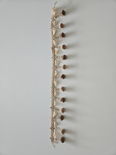 Gold pom tassel - pom, braid