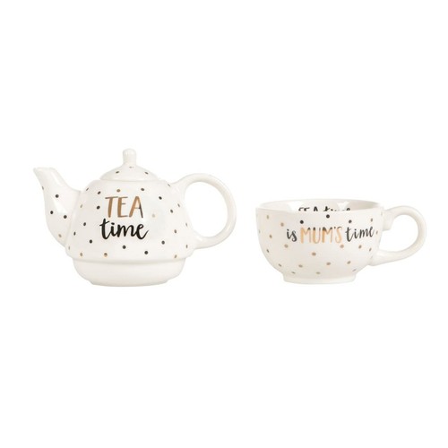 Tea for one teapot cup - teapot,