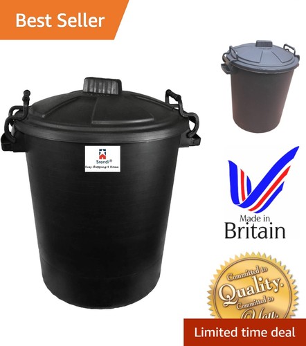50l cylindrical black plastic - cylindrical,