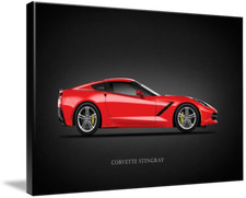 Canvas Art - Corvette Stingray