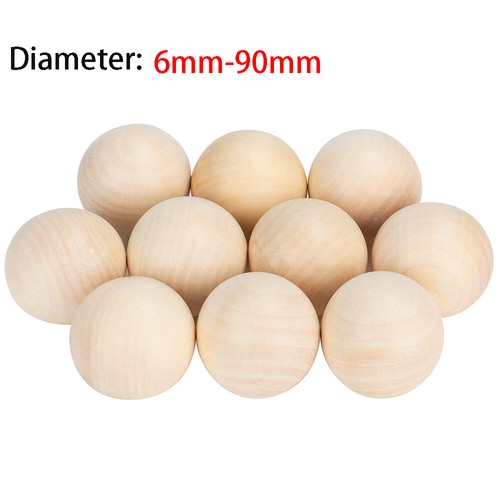 Dia 6mm 90mm natural - 6mm-90mm, wooden
