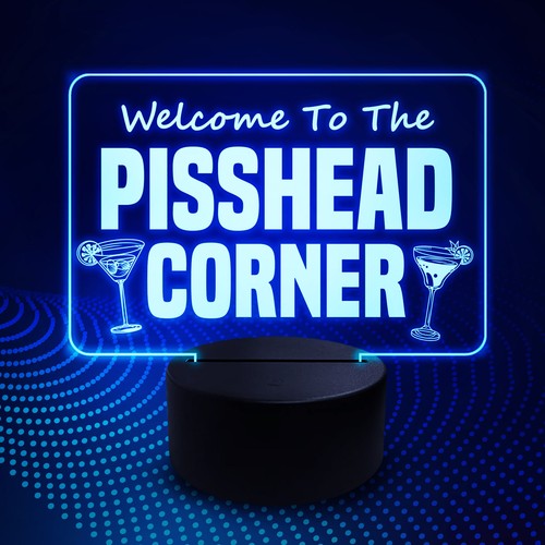 Funny alcohol led bar sign - funny,