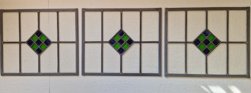 Stained glass panels set of - glass,