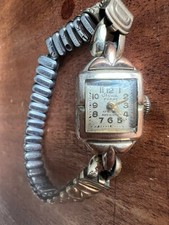 Stowa Parat Vintage Women’s Gold Tone Wrist Watch With Stretch bracelet