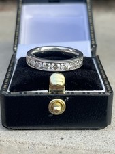 Platinum 1.00ct Diamond Wedding/Eternity Ring,Size K, Ernest Jones,Box RRP £3750