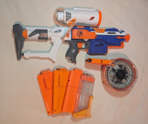 Nerf stryfe blaster with - nerf,