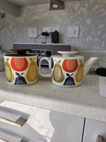 Orla kiely tea pot storage - kiely, &