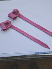  DUSKY PINK AYLMERI ANKLETS & JESSES FOR FALCONRY