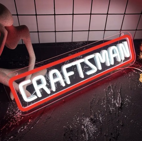 Craftsman tools neon light - craftsman,