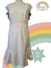 Karen Millen White Lace Trim