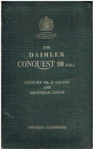 Daimler conquest mk2 100hp - daimler,