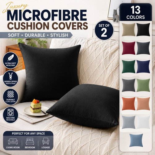 Plain dyed cushion cover - cover, 2