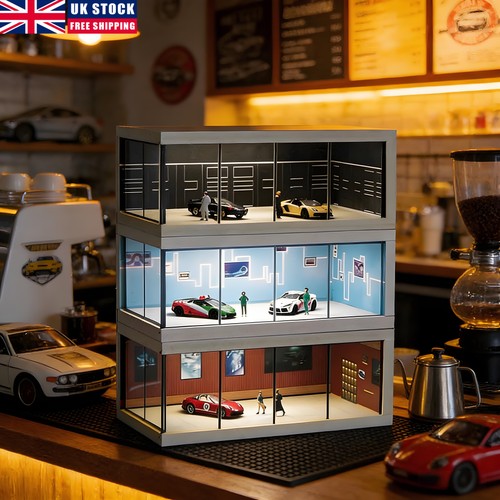 Scale diorama car garage - diorama,