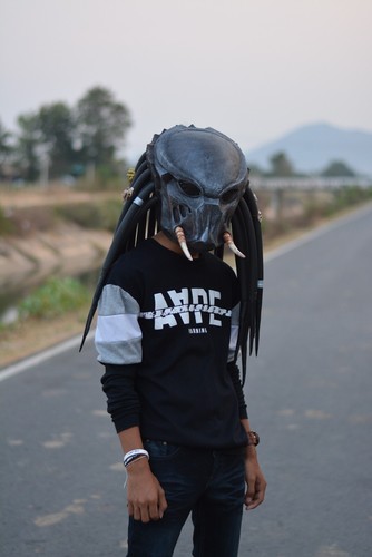 Predator mask tracker latex - mask,