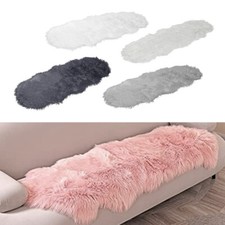 Extra Large Soft Fluffy Faux Fur Sheepskin Rug Warm Floor Carpet Mat Thick Decor