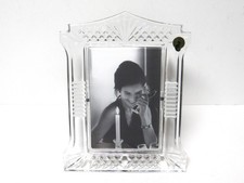 WATERFORD CRYSTAL 4X6 ABBEVILLE PORTRAITS PICTURE FRAME W/ BAG - NEW IN BOX