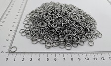 Bulk Pack Thick 1.2mm x 9mm Stainless Steel Chainmail Jump Rings 210g (~ 1000)