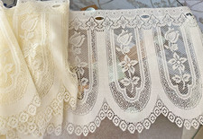 VINTAGE  STYLE CREAM POLYESTER