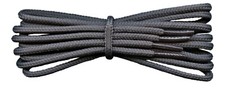 Dark Grey Boot Laces - 3.5 mm round - ideal for work or hiking boots Dr Martens