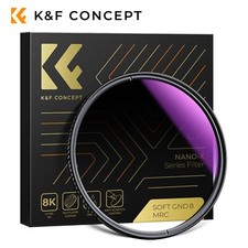 K&F Concept GND8 Soft Graduated Neutral Density ND Filter 49/55/58/67/72/77/82mm