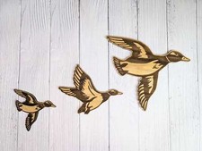 Wooden Flying Ducks Wall Art |
