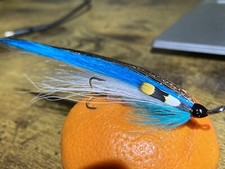 Sea Trout / Salmon Flies - Waddington X 3 - Sunray Shadow Blue (25/35mm) …..
