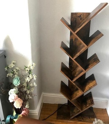 Vintage slim bookcase storage - vintage,
