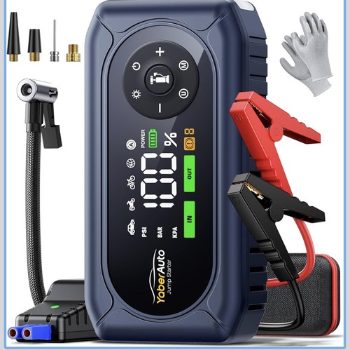 Heavy duty 6500a jump starter - jump,