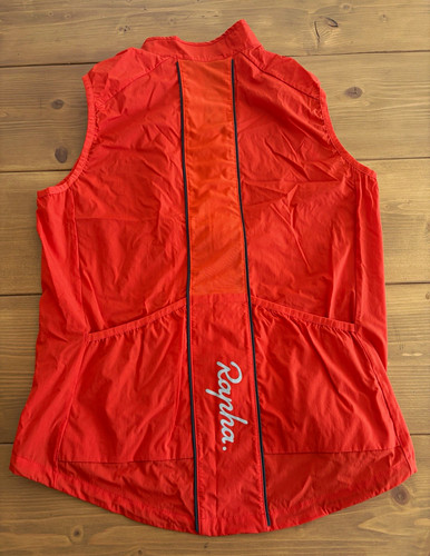 Rapha red cycling gilet - red,