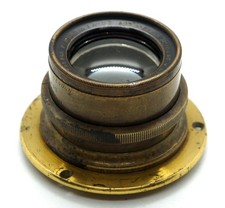 Rare Vintage French brass lens