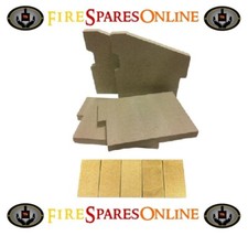Full Set Fire Bricks + Baffle Bricks Compatible with Esse 200 XK Stove, Pre 2017