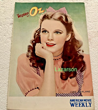 WIZARD OF OZ JUDY GARLAND JAPANESE MAG 1954 1ST JAPAN RELEASE COVER & 6 PGS