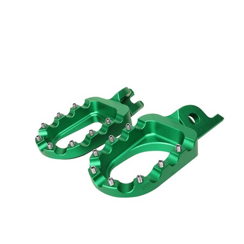 Green footrest pedal - green,