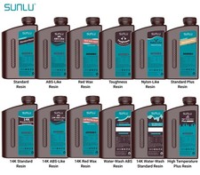 SUNLU Standard/ABS-Like/Plant Based/Nylon/Water Washable Resin for LCD Printers