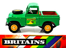 1975 Britains 1:32 Farm 9571 SWB LAND ROVER GREEN Pick-up Truck Vehicle - DRIVER