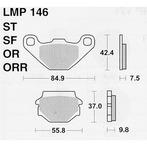 Racing lmp146 pair of - racing,