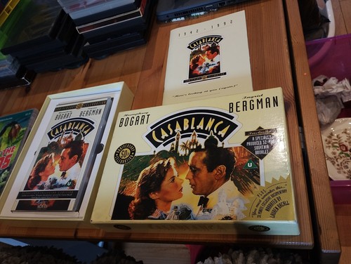 Casablanca vhs 50th - vhs,