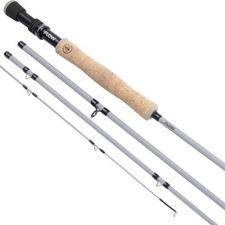 Wychwood Flow Fly Rod Lightweight Carbon Medium Action Trout Fishing 4 Pcs Pole